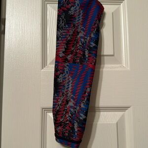 Blue/black/red/grey basketball shooter sleeve